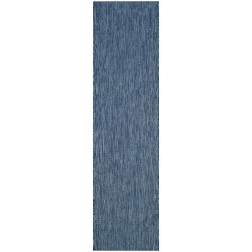 Pemberly Row 2'3" x 6'7" Runner Rug, Navy, Durable Hallway,