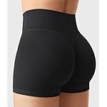 YEOREO Women's Biker Shorts 2.5" No Front Seam Elysina High Waist Hidden Scrunch Workout Gym Yoga Running Shorts - Image 2