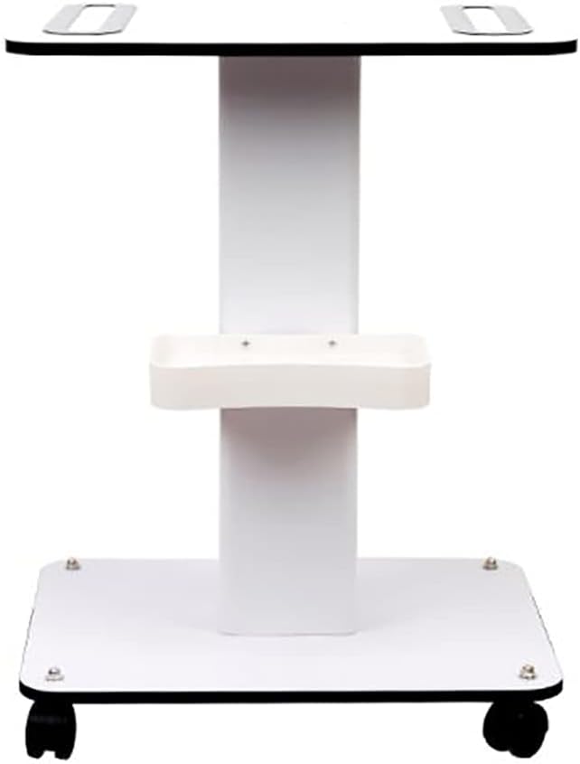 Hairdressing Trolley Beauty Salon Rack Base 360° Mobile Universal Wheel with Brake Size 62.54052cm Bearing Weight 30kg Wooden Board + Iron Pillar Beauty Studio Health Club