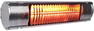 Solaira ARMW-2515120S Aura - 25" Medium Wave Wall Mount Comfort Heater, Polished Anodized Finish