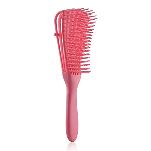 Detangling Brush./Hair Detangler Hair Brush for Curly Hair, EZ Detangler hair brush, Detangler Brush for Afro 3a to 4c Kinky Wavy/Curly/Coily/Wet/Dry/Oil/Thick/Long Hair (Pink)