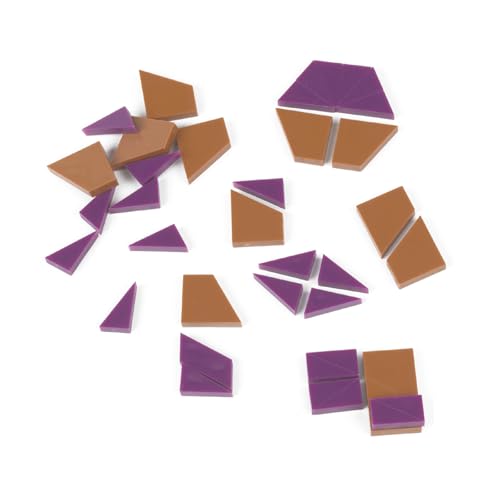 EAI Education Fraction Pattern Blocks: Plastic - Set of 900