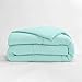 Beckham Hotel Collection 1300 Series - All Season - Luxury Goose Down Alternative Comforter - Hypoallergenic - Queen/Full - Aqua