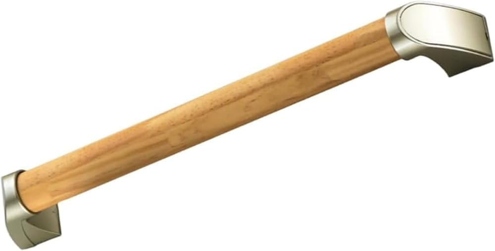 Soporte de barra de agarre de madera maciza para baño, barra de seguridad para bañera, mango de accesibilidad para baño, mango antideslizante para personas mayores, mango de ducha de madera