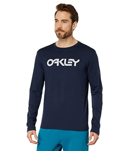 Oakley Womens Mark Ii Long Sleeve Tee 2.0 T-Shirt, Fathom, Small