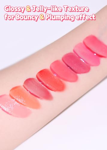 COLORGRAM Juicy Drop Tint 05 Pink Melon | Juicy Lip Gloss, Glowing Lip Stain with Fruity Colors, Buildable & Blendable, Highly Pigmented
