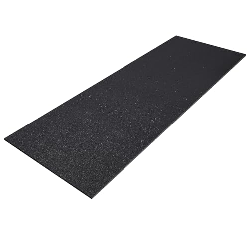 Amylove 1 Pack Polyurethane Foam 1/4 x 24 x 72 High Density Cushion Upholstery Foam Sheet for Seat Replacement DIY Projects Chairs Headboards Sofas Home (Black)