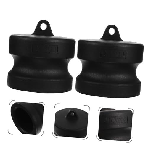 Conector rápido DN50 en PP negro ideal para sistemas de riego y mangueras agrícolas 3