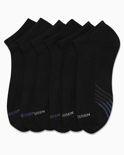 Van Heusen Mens Low Cut Socks - 6 Pack Moisture Wicking Performance Stretch Breathable Athletic Ankle Socks for Men (6-12.5)4
