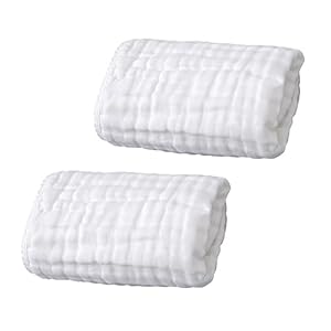 Toddmomy 2 Stks Baby Gaas Badhanddoek Draagbare Badhanddoek Peuter Handdoeken Pasgeboren Dekens Die Inbakeren Voor Pasgeborenen Pasgeboren Die Inbakeren Inbakeren Dekens Buik Wrap Doek