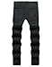 qcdyrxf Mens Jeans Ripped Slim Fit Jeans Ripped Tailored Distressed Regular fit Work Fashion Casual Pants Black