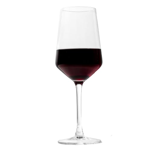 Image of Sipologie Essential Wine Glass - 400ml | Wine Glass for Everyday use | Red Wine Drinking Glass | Set of 2
