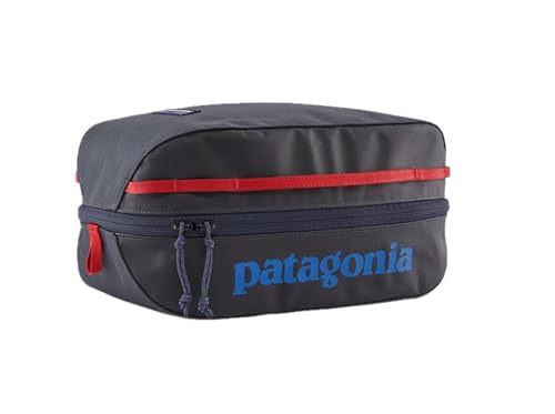 Patagonia Black Hole Cube 6L-Smolder Blue w/Amanita Red
