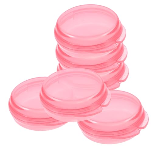 HOMOCONO 小型プラスチック製旅行用ピルボックス 多機能オーガナイザー 日常使いやアウトドアに 気密性が強く持ち運び便利 毎日の服用管理に役立つ 6個セット