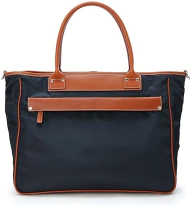 Amazon | [フェリージ] トートバッグ 22/55/1/DS BLUE x BROWN