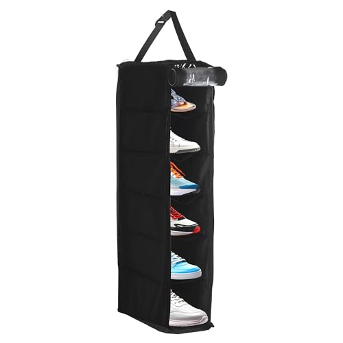 Kuber Industries 6-Shelf Hanging Shoes Organizer
