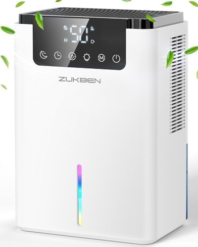Dehumidifier,75 OZ Quiet Dehumidifier for Home Bedroom Bathroom R...