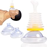 Choking Rescue Device,Erstickungs Rettungsgerät für Kinder,Babies und Erwachsene,professional Erste Hilfe Set Zuhause Anti Choking Device,Erstickungs-Rettungsgerät Beatmungsmaske(Ein Sätze)