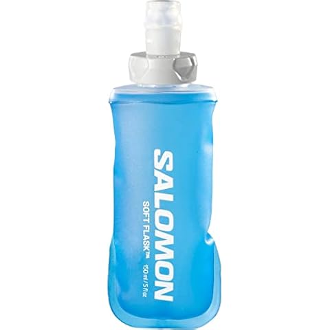 Bidón de hidratación Salomon Soft Flask 150ml/5oz 28, Clear Blue Cover