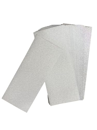 MORLARCO オービタルサンダー ペーパー 230×93mm クランプ式 電動サンダー用ペーパー 28枚入セット (#120・#180・#240・#400・#600・#800・#1000 × 各4枚) 木工DIY作業に