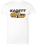 Leicht, Glatt Und Bequem Kadett C Oldtimer Damen-T-Shirt Aus Baumwolle, Weiß, Für Damen