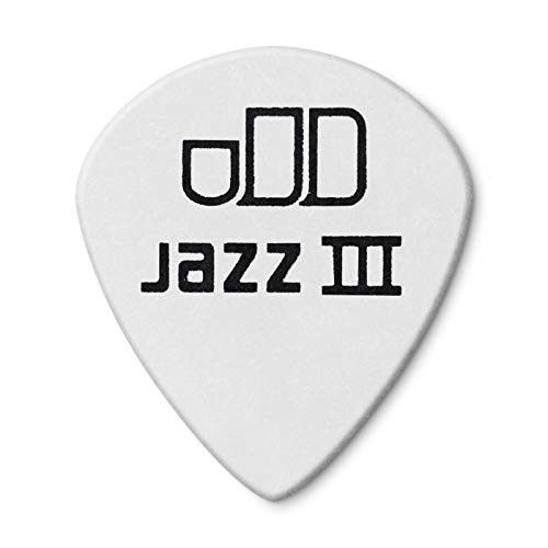 Dunlop 478 TORTEX White JAZZ III Picks (12-Pack) 1.0 mm - Les Beatles, Paul McCartney, John Lennon, RIngo Starr, George Harrison Dunlop 478 TORTEX White JAZZ III Picks (12-Pack) 1.0 mm – Image 5