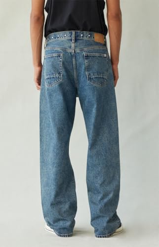 PacSun Men's Dylan Baggy Jeans Studded Medium Blue2