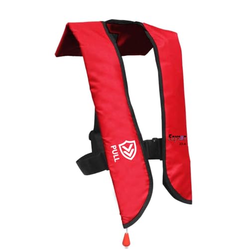 Eayson Lightweight Inflatable Life Jacket Life Vest for Adult Classic Automatic (ES609 Red Auto) - Image 3