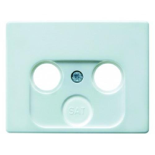 Hager arsys - Placca tv-fm plastico bianco pile