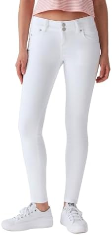 LTB Jeans Damen Molly M Jeans, White 100, 24W / 34L