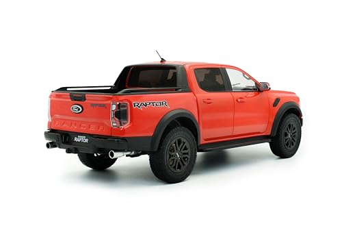 Modelo Ford Ranger Raptor 2024 1:18 Naranja miniatura 4
