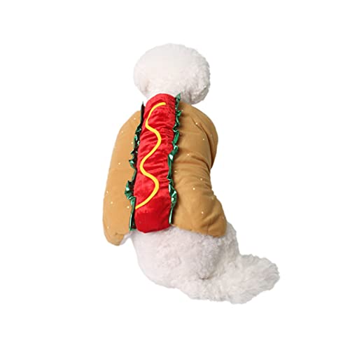 Disfraz para perros Toyvian talla L color naranja miniatura 4
