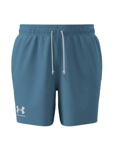 Short UA Rival Terry 6" Under Armour avec matière anti-transpiration pour homme