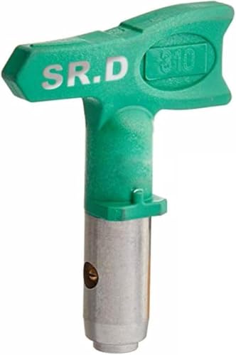 Airless Paint Spray Tip SR.D 310 Aftermarket Replacement for Graco FFLP310 RAC X Fine Finish Low Pressure Reversible Reduces Overspray 50% Hardened Steel 7/8 Thread