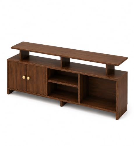 Image of Spyder Craft Marbay Engineered Wood TV Entertainment Unit Stand Setup Box /Tv Cabinet with with Adjustable Shelf, TV Console Table, Media Console Colombain (DIY-Do It by Your Self)