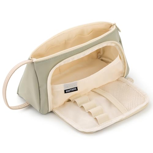 EASTHILL Big Capacity Pencil Case Pouch Pen Case Simple Stationery Bag School College Office Organizer for Teens Girls Adults Student