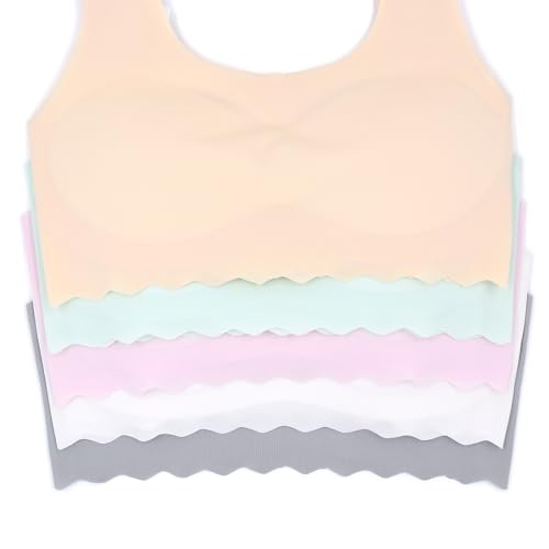 Soft Training Bras for Girls Seamless Wireless Bras for Teens2