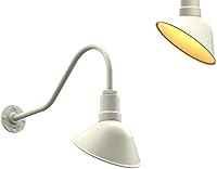 Vista 12 de Steel Lighting Co. Luz de Letrero de Tienda Venice para Pared de Acento de Restaurante Exterior Cúpula de 9 pulgadas Brazo Recto de 6 pulgadas