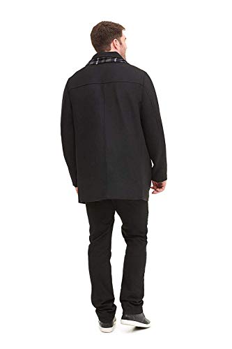 Image of Dockers Men's Weston Wool Blend Coat With Scarf (Regular and Big & Tall)