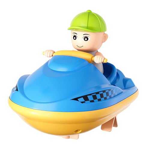 Douche Kit Fun - Matériau Creative Premium ABS, Rotation Water Wheel, Bright Cartoon Figures, Net de Stockage léger, Activité d'éclaboussure engageante |...