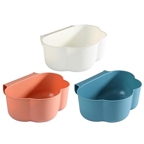 Garneck Kitchen Trash Can 3pcs Hanging Waste Container for Small Trash Can Storage