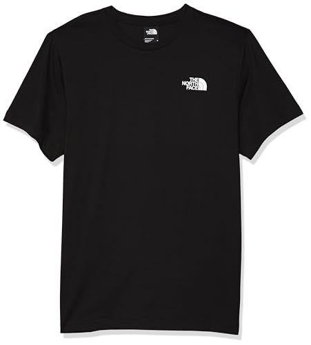 THE NORTH FACE Camiseta Redbox 87NP para Hombre de algodón Negro, Negro, M