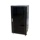 Color del producto: Negro CABLEPELADO Armario Rack 19 de 22U 600x600x1004mm de pie Negro