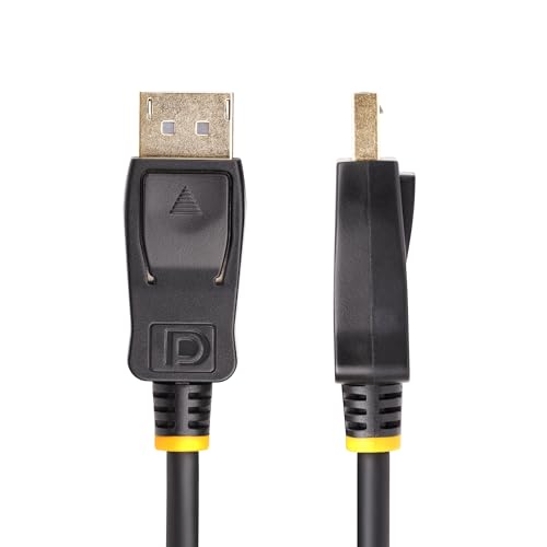 StarTech.com 6.6ft (2m) DisplayPort to HDMI Adapter Cable, 4K 60Hz with HDR, DP to HDMI 2.0b Cable, Active Video Converter - Image 2