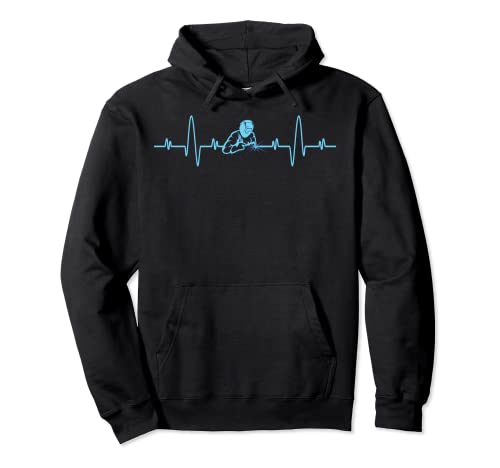 Divertida camisa de soldador - Welding Heartbeat Welder Regalos Sudadera con Capucha