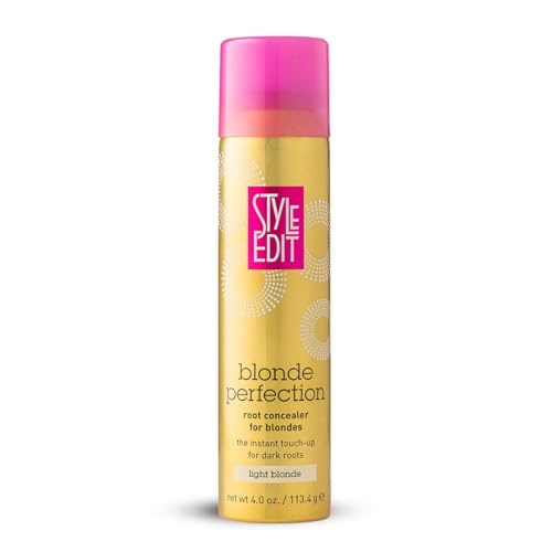Image of Style Edit Root Touch Up Spray | Temporary Hair Color for Gray Roots and Thinning Hair | Salon-Quality, Transfer-Resistant Hair Concealer | Light Blonde, 4 oz