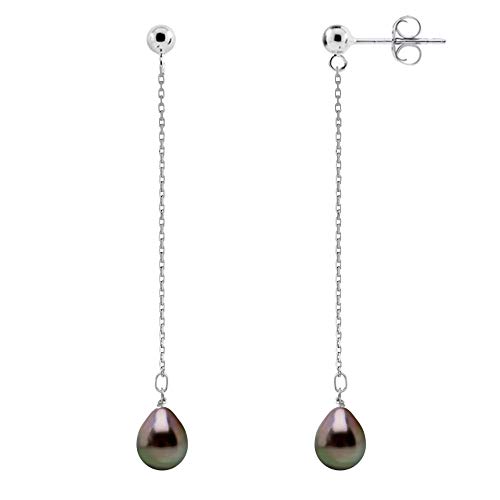 Boucles d'oreilles en perles véritables de Tahiti, le cadeau idéal pour femme