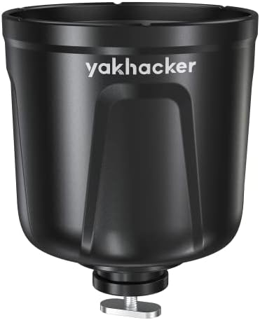 YAKHACKER Multi-Functional Kayak Cup Holder, Bottle Holder, Phone Holder,Drink Holder, Fishing Tool, Large Capacity, Kayak Track Mount Install, Kayak Track Accessories