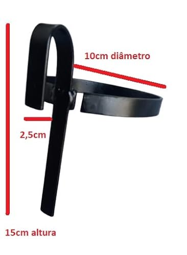 Kit 10 Suportes De Vaso para Flores jardim Vertical pallet treliça + 10 vasos pláticos