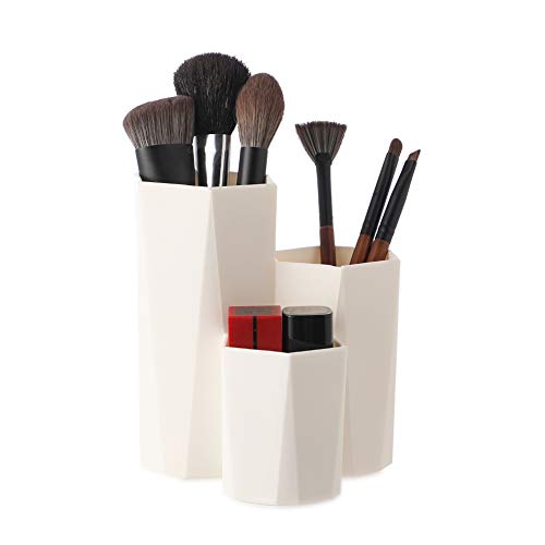 Preisvergleich Produktbild lovingmona Stifthalter Kunststoff Make up Pinselhalter Pen Holder Schreibtisch Tidy Multifunktion Tisch Aufbewahrungsbox für Studenten Bürobedarf Schreibtisch Organizing